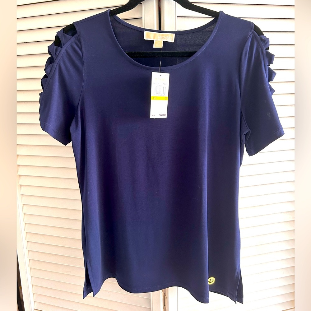 Michael Kors Navy Women’s shirt Size Medium - New with Tags